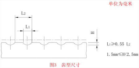 齿型钢格板在100mm内不少于5个齿